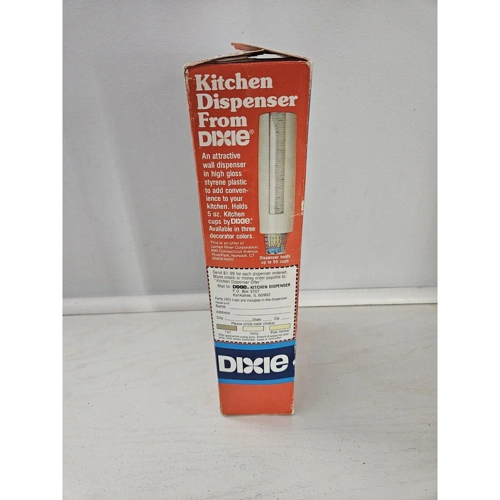 Vintage Dixie Cups Spice Collection 99Ct 5oz Old Stock/Open Box 1986 *READ*‎